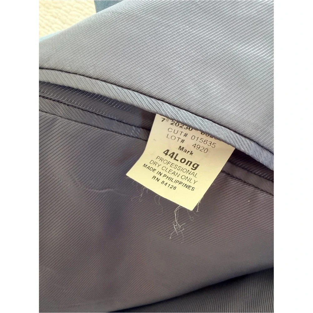 Meeting Street Mens Light Blue Two Button Blazer Sport Coat Jacket 44 Long‎